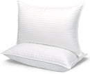 HEYCUZI BED PILLOWS QUEEN SIZE - PACK OF 2 - PURE WHITE - Like New