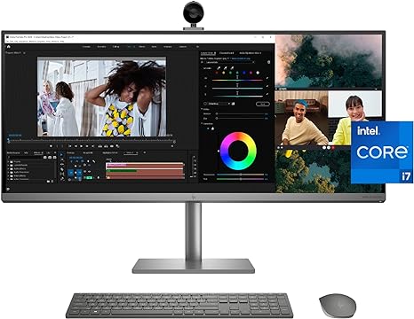 HP Envy 34" All-in-One PC WUHD i7-12700 32GB 1TB SSD RTX 3060 34-C1050 - Silver - Like New