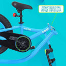 KAZAM BESTI BIKE LINK TRAILER FOLDING FRAME LED SAFETY LIGHT BLUE - Like New