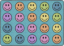 Flagship Carpets Smiley Seating (Seats 20) Classroom Area Rug or Educational - Like New