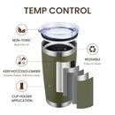 MEWAY 20oz Tumbler 8 Pack Cold Gray - B08116YVQY - Brand New