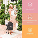 JuJuBe Be Right Back Unisex Travel Backpack Diaper Bag Memory Foam Changing Pad - Brand New