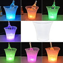 FIPASEN LED ICE BUCKET REGULAR 5L LARGE CAPACITY LIGHTED ICE BUCKET - WHITE - Like New