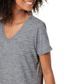 AZ0001 Amazon Women's Active Tech Stretch Short-Sleeve V-Neck 2 Pack Large - Brand New