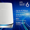 NETGEAR Orbi AX4200 Tri-Band Mesh WiFi 6 System Modem CBK752-100NAS - White Like New