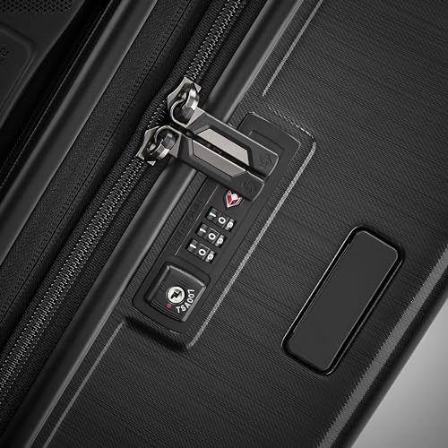 SAMSONITE STRYDE 2 HARDSIDE EXPANDABLE, 2 PC SET (22X14X9/LG), STEALTH BLACK - Brand New