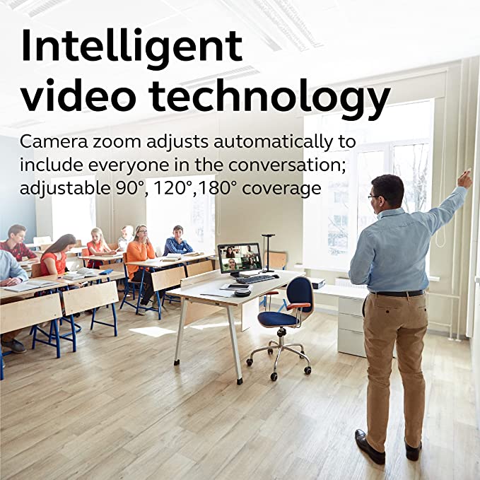 Jabra PanaCast 180° Panoramic 4K Video Conferencing Webcam 8100-119 - Black - Like New