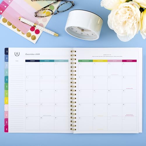 2026 AT A GLANCE PLANNER SIMPLIFIED BY EMILY LEY WEEKLY MONTHLY 8.5" x 11" - Brand New