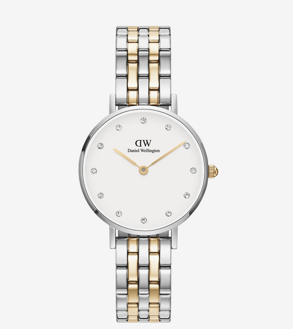 DANIEL WELLINGTON PETITE LUMINE 5-LINK TWO-TONE - SILVER/GOLD - Like New
