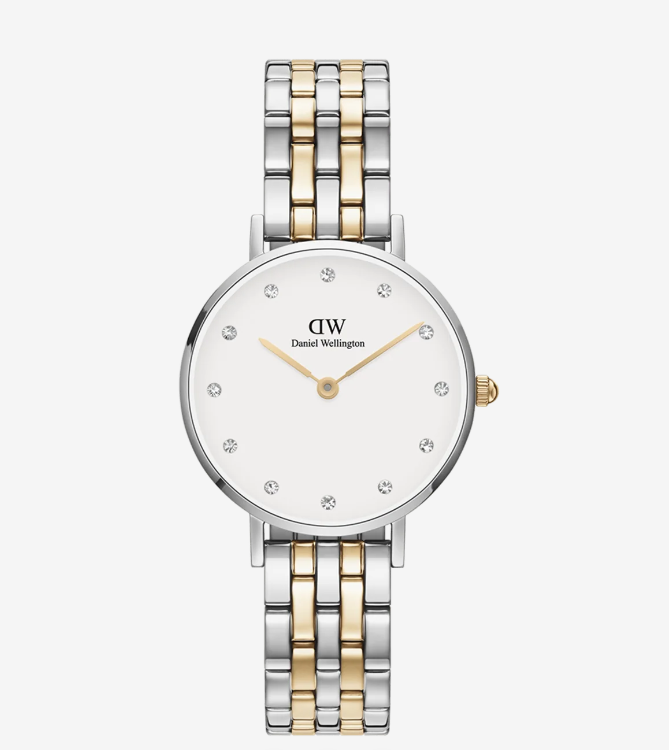 DANIEL WELLINGTON PETITE LUMINE 5-LINK TWO-TONE - SILVER/GOLD - Like New