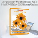 UNIVERSAL 28110 COPY PAPER- 92 BRIGHTNESS 20LB- 11 X 17- WHITE 500 SHEETS/CARTON - Brand New