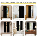 NICETOWN Room Divider Curtain for Living Room Wall Divider Wide Curtain Black - Like New
