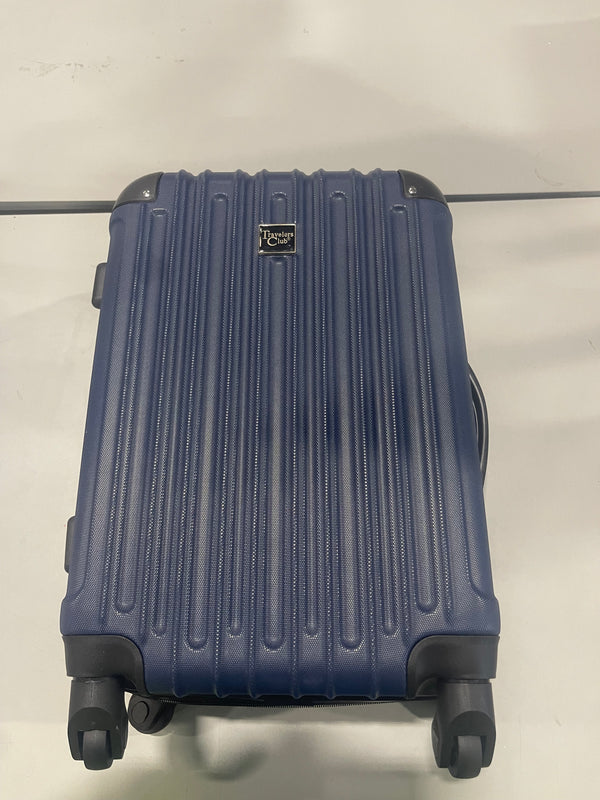 TRAVELERS CLUB 20" CARRY-ON SPINNER LUGGAGE - NAVY BLUE - Like New