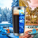 DOMICARE 20OZ STAINLESS STEEL TUMBLER WITH LID, 1 PACK - STAINLESS STEEL - Like New