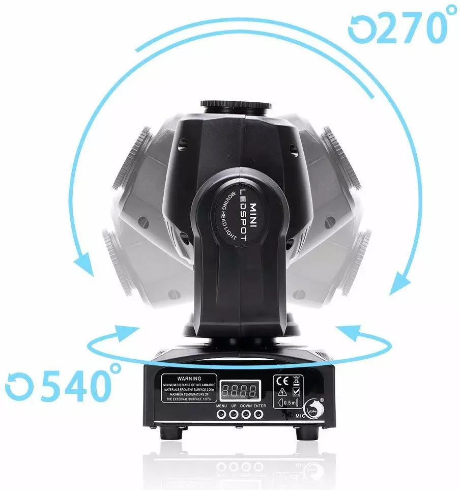 U' King B242 LED 30W Moving Head Light Spot Color Gobos Light DJ DMX ...