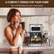 ICUIRE 20 Bar Espresso Machine with Milk Frothing Pitcher, 1050W - BLACK - Like New