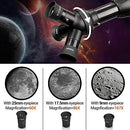 [Upgraded] Telescope, Astronomy Telescope for Adults, 60mm Aperture 500mm AZ - Like New