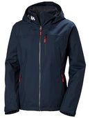 34447 Helly Hansen Women's Crew Hooded Midlayer Jacket 2.0 NAVY SMALL - Brand New