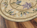 Brumlow Mills Butterfly Floral Area Rug, 30" x 46", Topaz - Brand New
