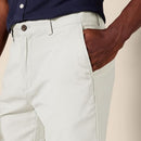AE1911038 Amazon Essentials Men's Slim-Fit Chino Shorts SILVER/GRAY size 29 - Brand New