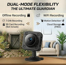 SHIBET HIDDEN CAMERA, MINI NANNY CAM WIRELESS WITH FREE CLOUD - BLACK - Like New