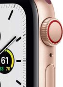 APPLE WATCH SE ( GPS + LTE ) 40mm GOLD ALUMINUM CASE WITH PLUM SPORT LOOP - Like New