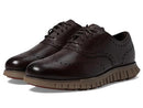 COLE HAAN MEN'S ZEROGRAND REMASTERED WINGTIP OXFORDS DARK CHOCOLATE/IRISH COFFEE - Brand New