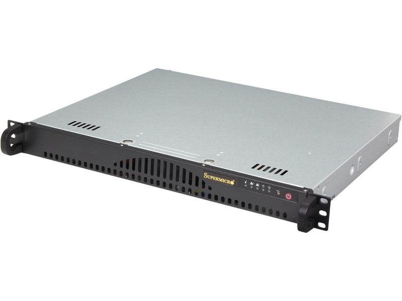 SUPERMICRO SYS-5018A-MLTN4 1U Rackmount Server Barebone (Black) FCBGA 1283 DDR3