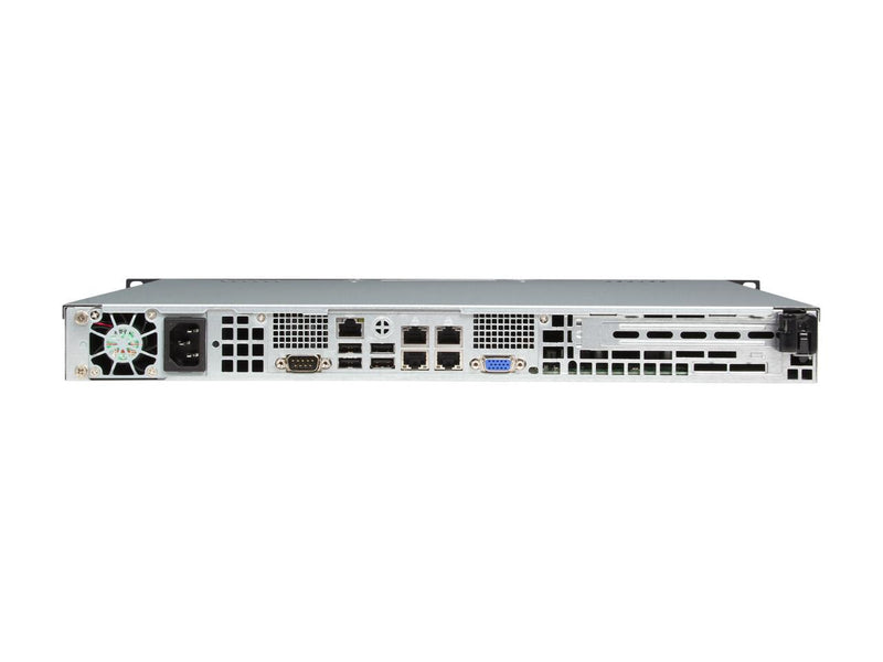 SUPERMICRO SYS-5018A-MLTN4 1U Rackmount Server Barebone (Black) FCBGA 1283 DDR3