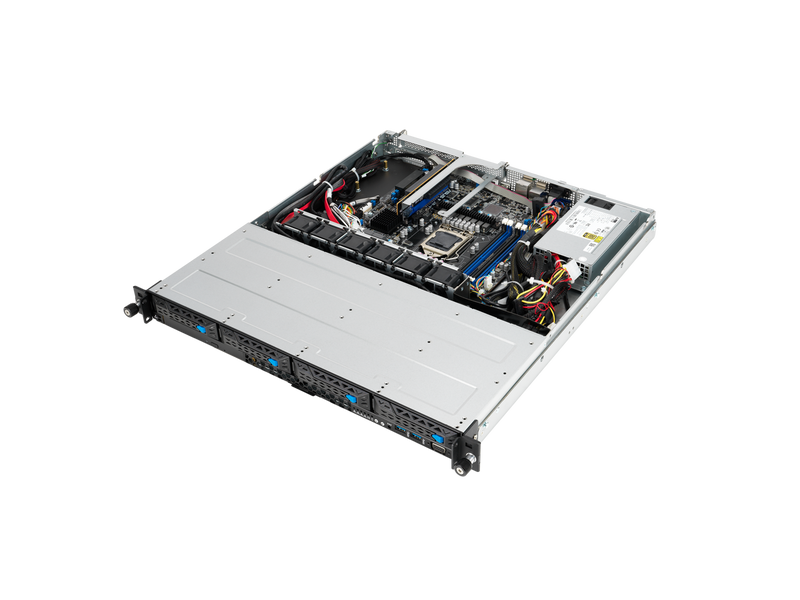 Asus RS300-E11-WOCPU012Z Barebone System - 1U Rack-mountable - Socket LGA-1200 -