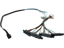 HighPoint 8643-4SAS-1M Internal Mini-SAS HD to 4x SAS Cable, 1Meter