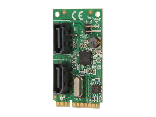 SYBA 2-Port SATA 6G Card, Mini PCI-Express Form Factor, non-RAID, ASM1061