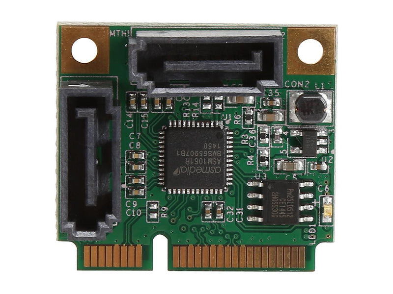 Mini PCIe to SATA III 2 Ports Raid Adapter Card ASMedia 1061R for Ipfs