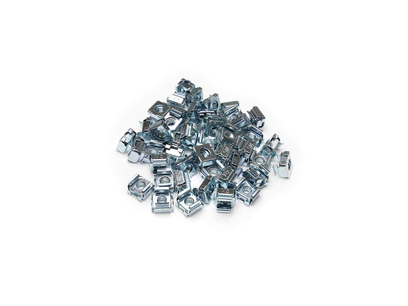 StarTech.com CABCAGENUTS 50 Pkg M5 Cage Nuts for Server Rack Cabinets