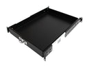 StarTech.com SLIDESHELFD 22in Black Deep Sliding Server Rack Cabinet Shelf