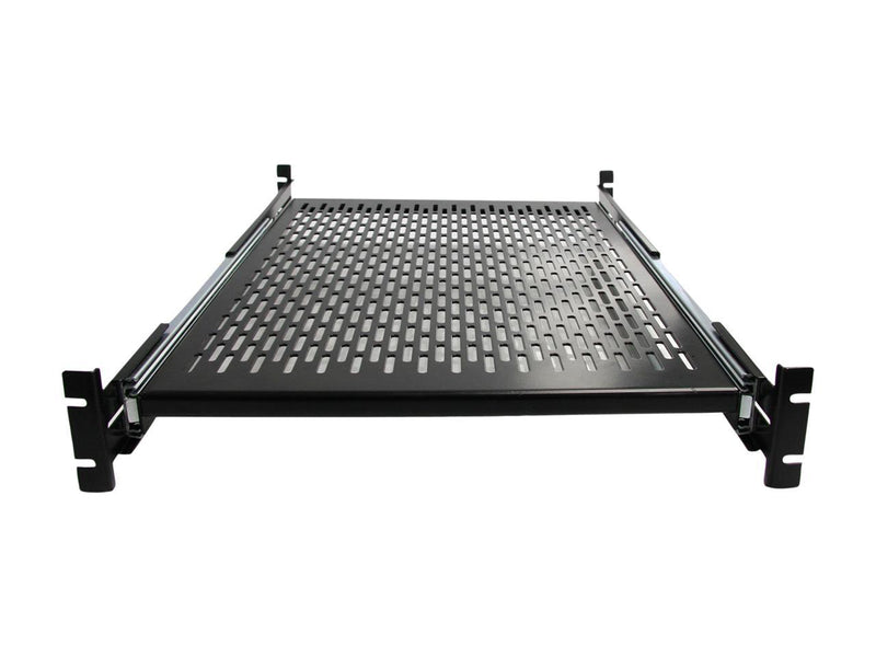 StarTech.com UNISLDSHF19 2U 2U Adjustable Mounting Depth Vented Sliding Rack