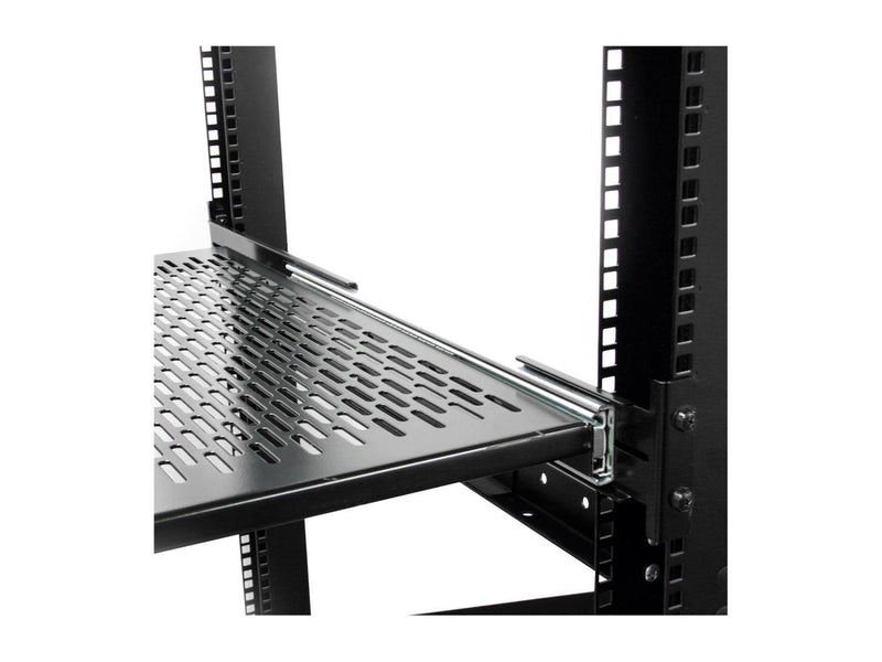 StarTech.com UNISLDSHF19 2U 2U Adjustable Mounting Depth Vented Sliding Rack