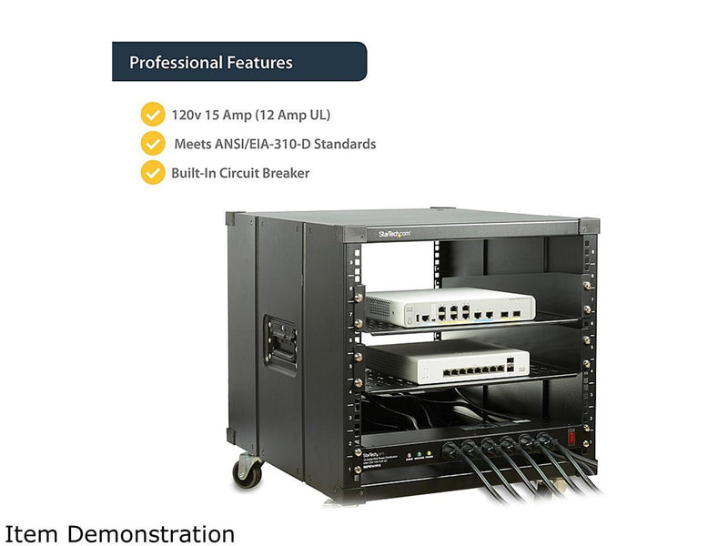 StarTech.com RKPW161915A 19in 1U Rackmount 16 Outlet PDU Power Distribution Unit