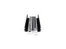 StarTech.com UNIRAILS2U 2U Fixed 19" Adjustable Depth Universal Server Rack