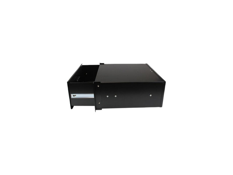 StarTech.com 4UDRAWER 4U Black Steel Storage Drawer for 19in Racks and Cabinets