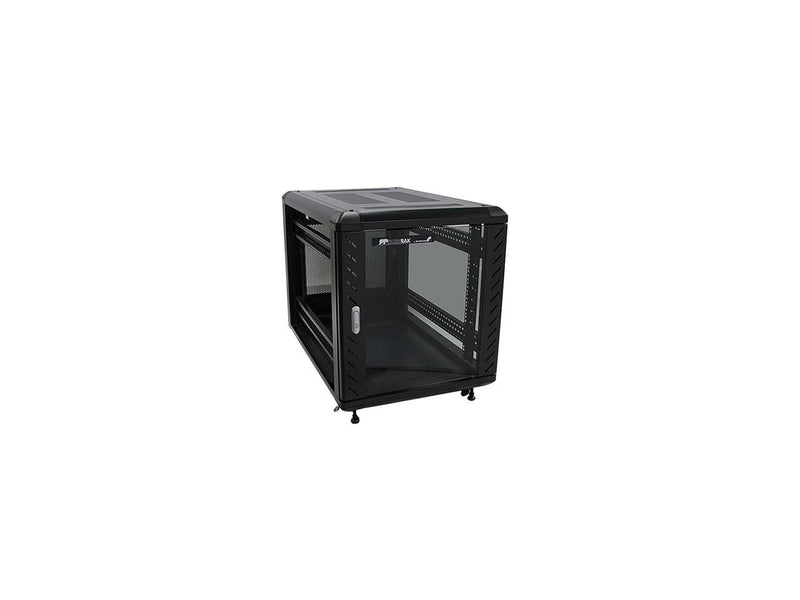 StarTech.com RK1236BKF 12U 36in Knock-Down Server Rack Cabinet with Casters