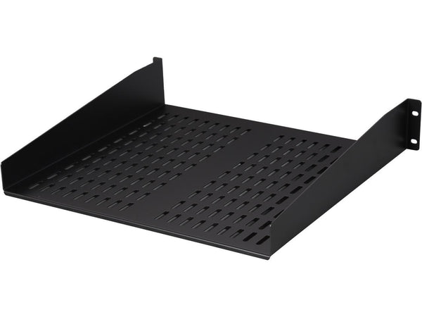 StarTech.com CABSHELFV 2U 16 in Universal Vented Rack Mount Cantilever Shelf -