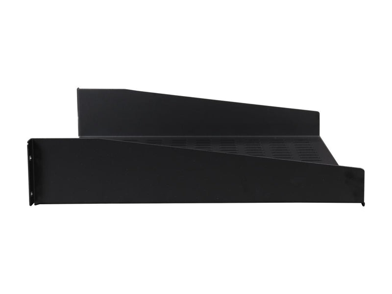 StarTech.com CABSHELFV 2U 16 in Universal Vented Rack Mount Cantilever Shelf -