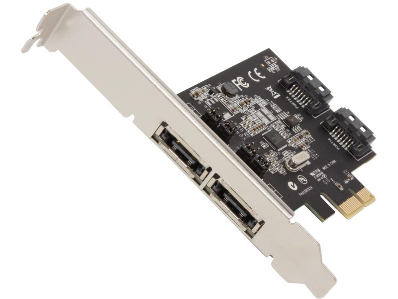 StarTech.com PEXESAT322I PCI-Express x1 Low Profile Ready SATA III (6.0Gb/s) 2