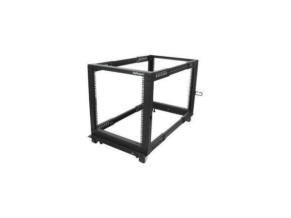 StarTech.com 4POSTRACK12U 12U Adjustable Depth Open Frame 4 Post Server Rack w/