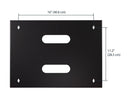 StarTech.com WALLMOUNT8 8U Wall-Mount Bracket for Shallow Rack-Mount Equipment -