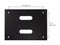 StarTech.com WALLMOUNT8 8U Wall-Mount Bracket for Shallow Rack-Mount Equipment -