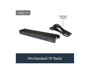 StarTech PDU08C13H 8-Port Rack-Mount PDU with C13 Outlets - 10 ft. Power Cord