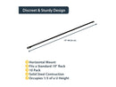 StarTech CMLB10 StarTech.com Cable Lacing Bar - 10 Pack - 75 degrees - 4 in