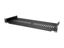 StarTech.com CABSHELF1U7V 1U Rack Shelf - 7 in Deep - Heavy-duty Steel - Vented